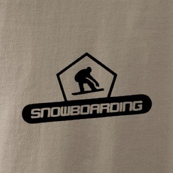 Snowboarding nápis logo Snowboarding nápis logo