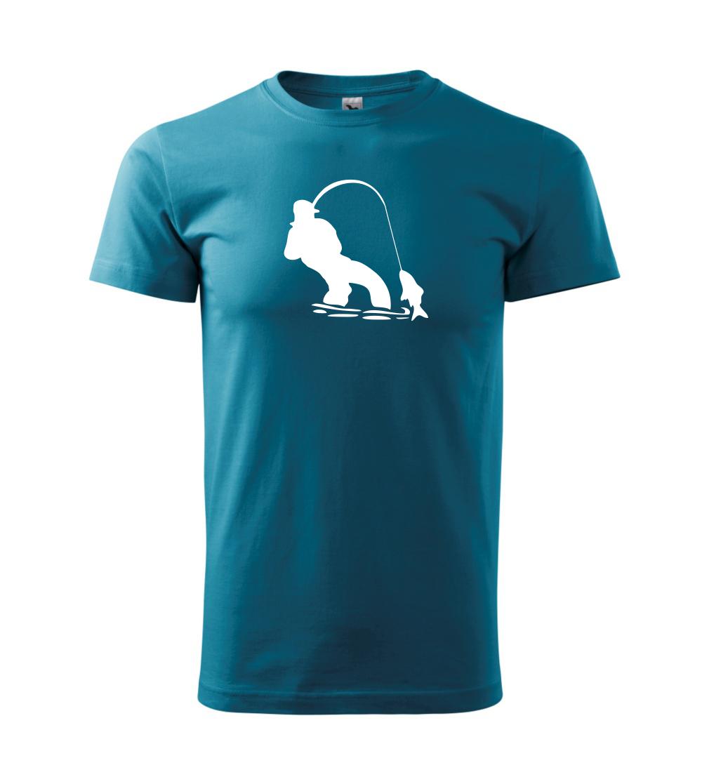 Rybár ťahajúce rybu Rybár ťahajúce rybu