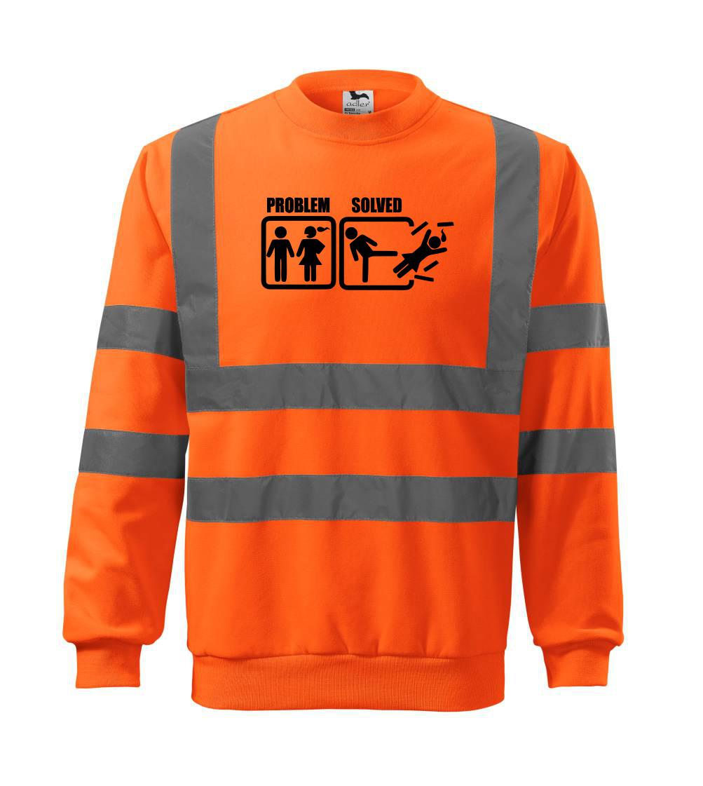 Tričká Problem Solved - Problém - Kick - Reflexná mikina