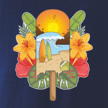 Leto, nanuk, more, pláž