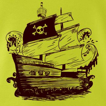 Pirátská loď maľovaná