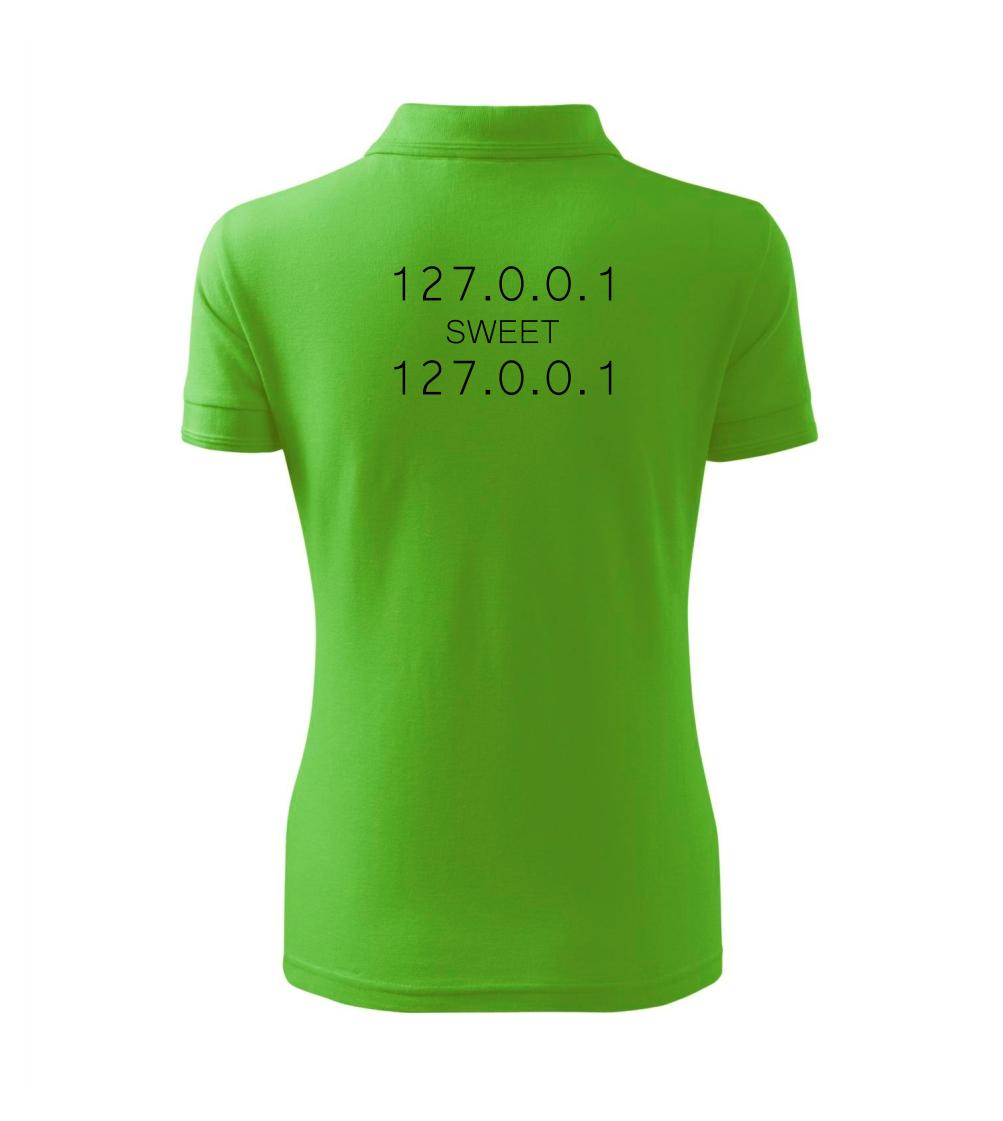 Tričká pre ajťákov - 127.0.0.1 sweet - Polokošeľa dámska Pique Polo