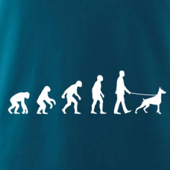 Evolúcia pes doberman (muž-žena)