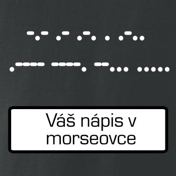 Morzeovka - váš nápis