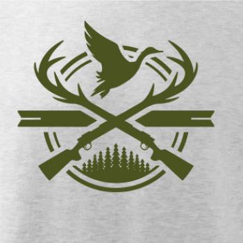 Lovec a kačice - zelený