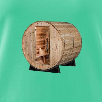 Vonkajšia sauna z boku