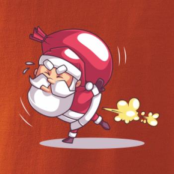 Santa nesie ťažký náklad