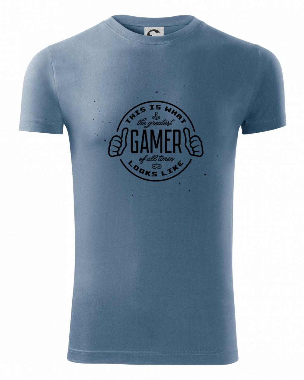 Tričká pre ajťákov - Look like Greatest gamer - Viper FIT - Pánske zúžené tričko