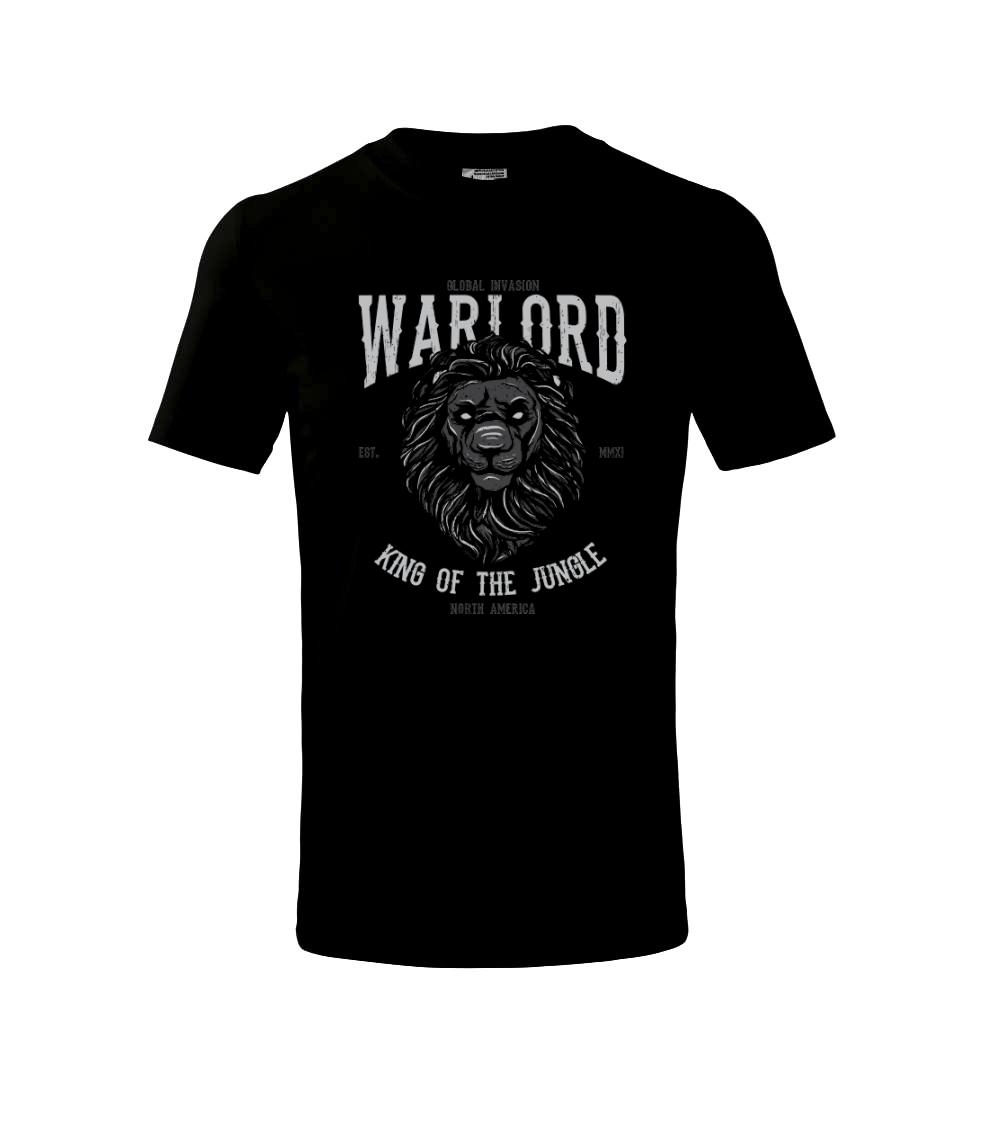 Tričká so zvieratami - Lion warlord - Tričko detské bavlnené
