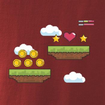 Gamer - stará hra - mince a mraky