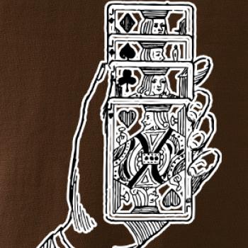 Poker ruka s kartami