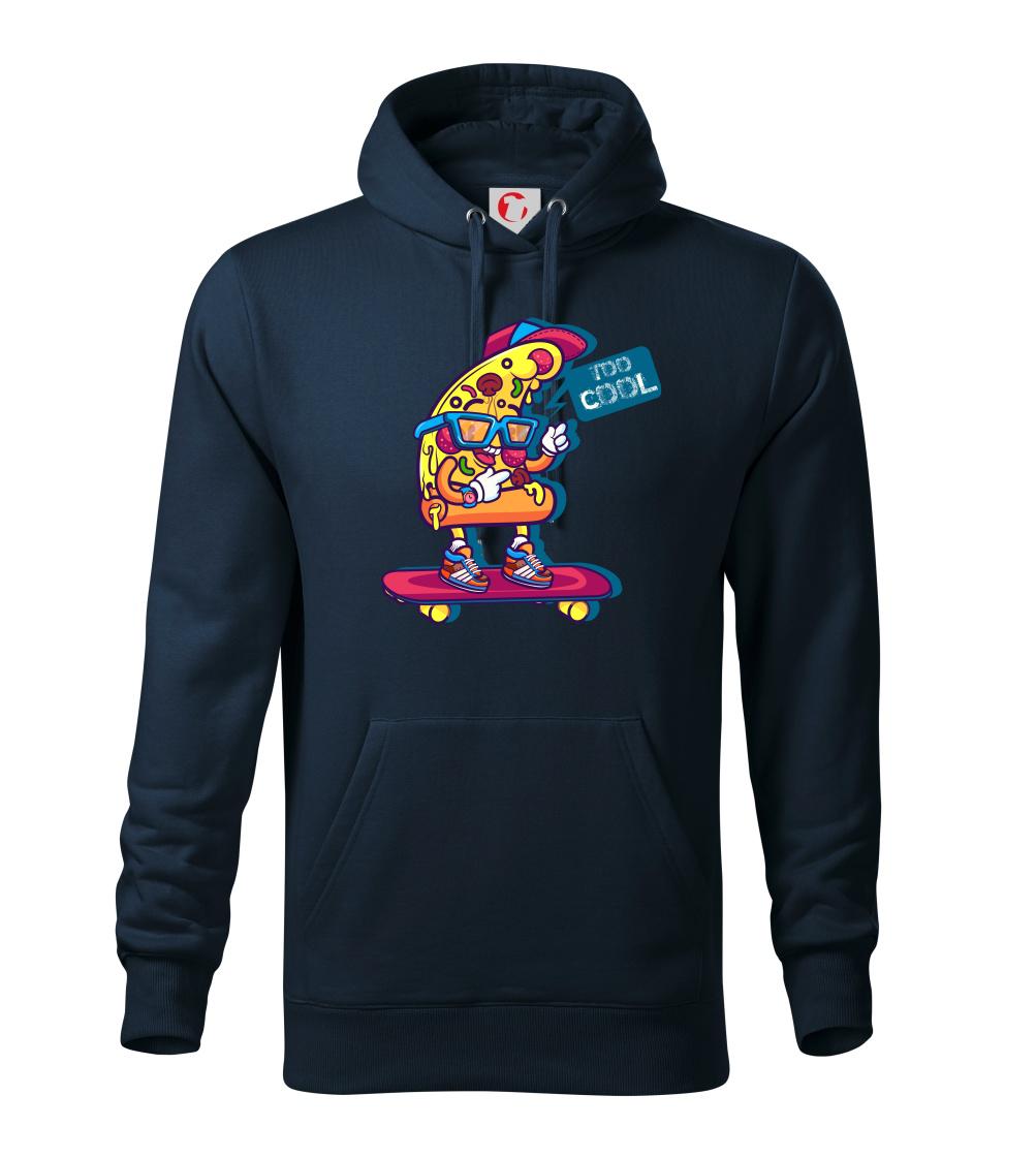 Pizza slice with skateboard Pizza slice with skateboard