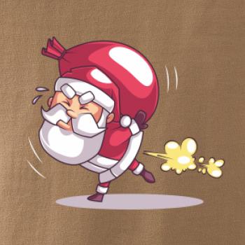 Santa nesie ťažký náklad