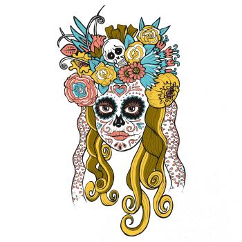 Mexická maska - žena (Pecka design)