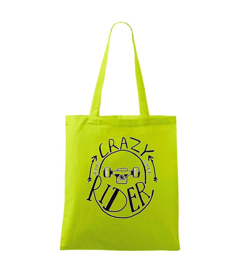 Crazy skateboard rider