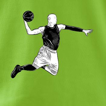 Basketbalista vo výskoku