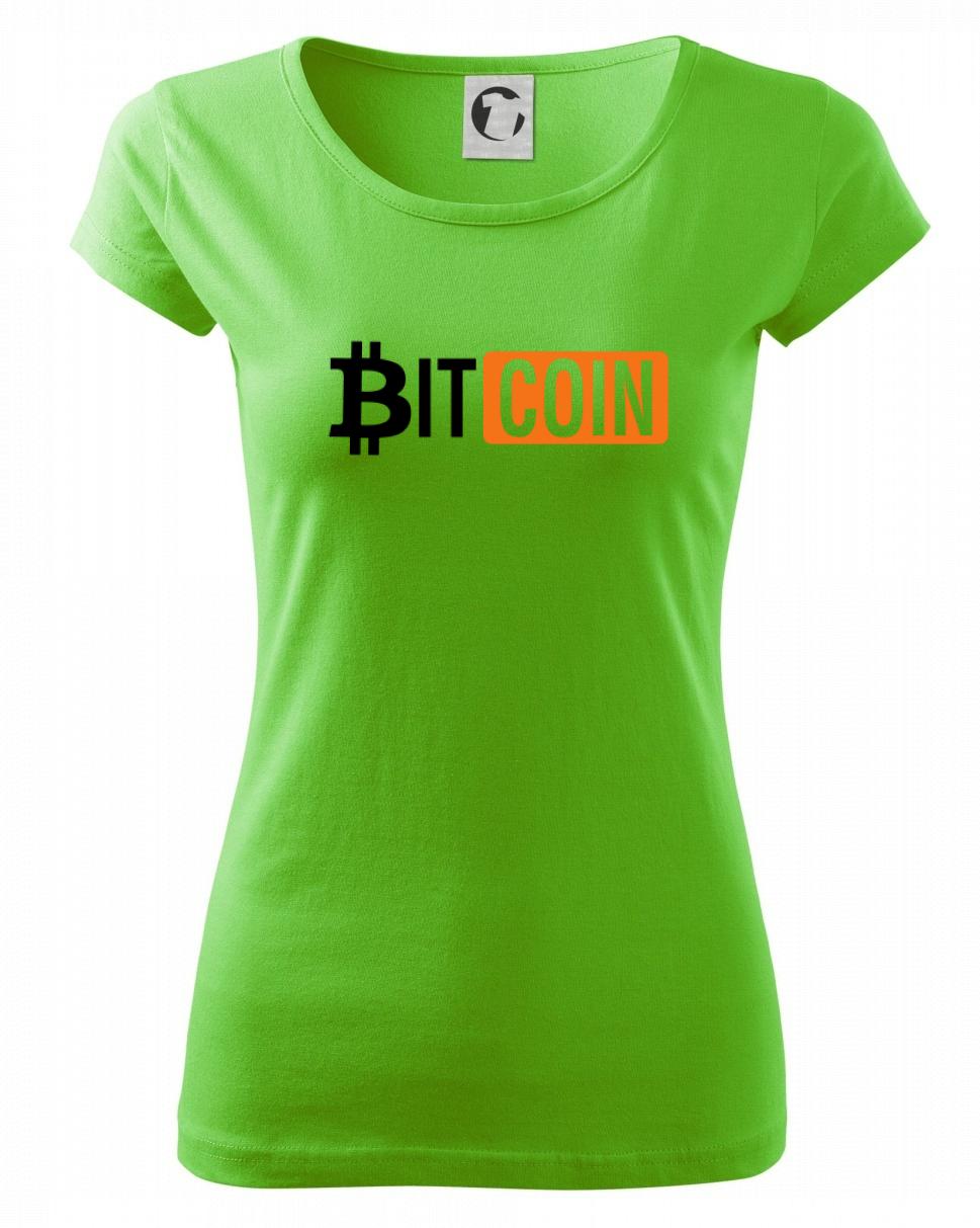 Bitcoin nápis Bitcoin nápis