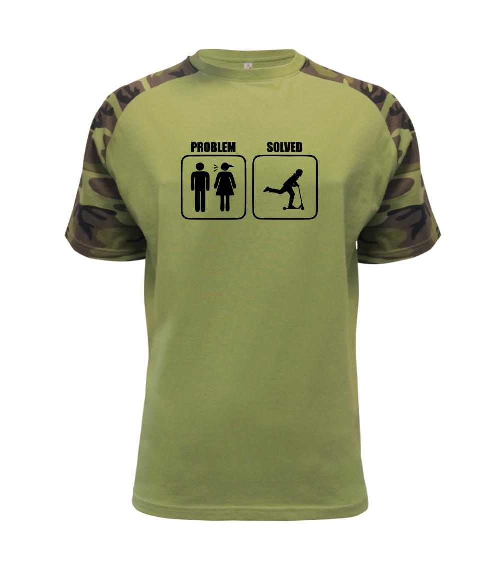 Tričká na kolobežku - Problém kolobežka - Raglan Military