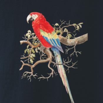 Papagáj  na listnatom strome