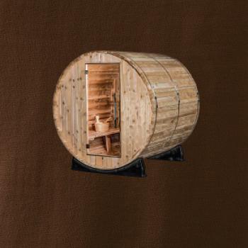 Vonkajšia sauna z boku