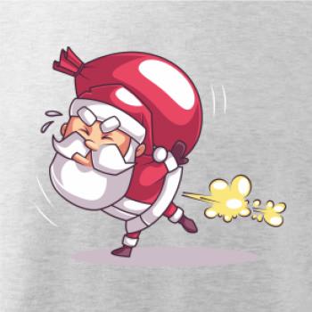 Santa nesie ťažký náklad