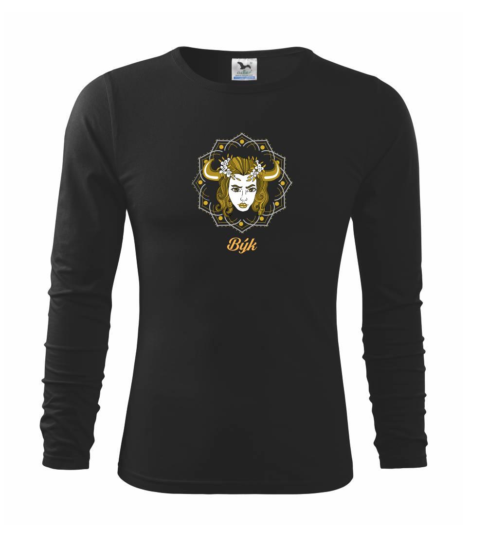 Tričká býk - Znamenie ženy - Býk SK (Pecka design) - Tričko detské Long Sleeve
