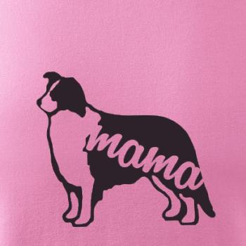 Borderská kólia mama obrys