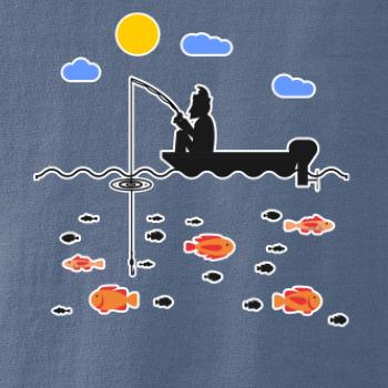 Rybár, ktorý má smolu na loďke