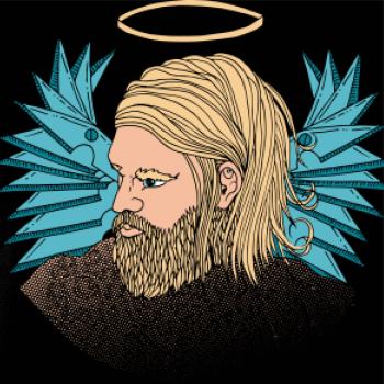 Anjel maľovaný - muž (Pecka design)