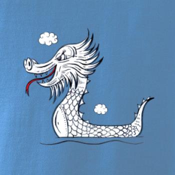 Dračia loď olejomaľba