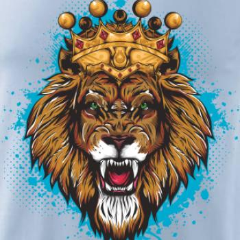 Lev kreslený s korunou