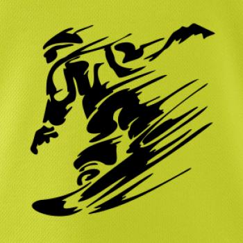 Rychlý snowboardista