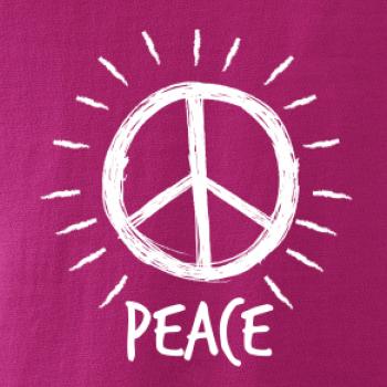 Peace symbol čiernobiely