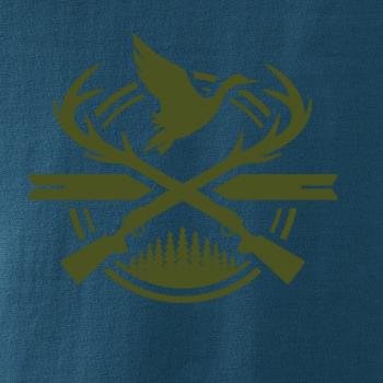 Lovec a kačice - zelený