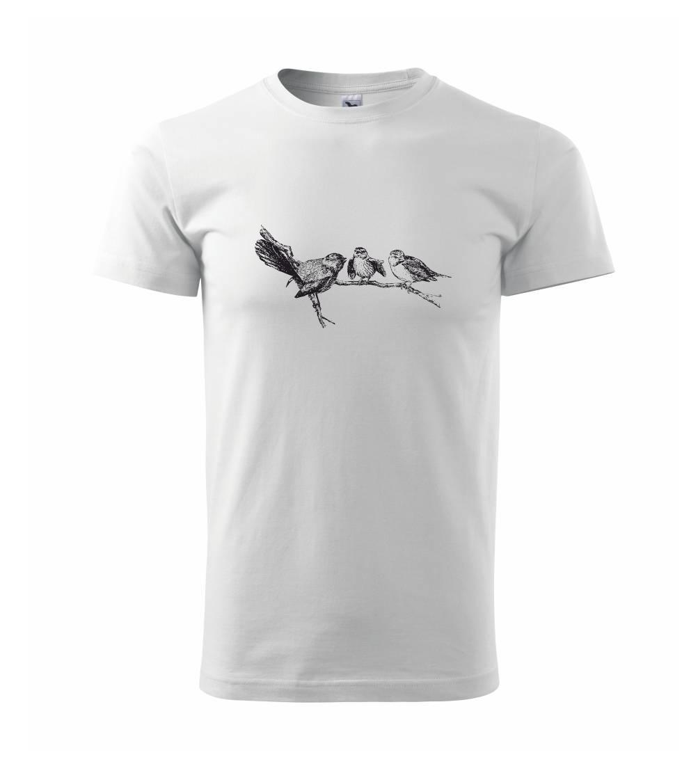 Vtáčiky na vetve maľované Vtáčiky na vetve maľované