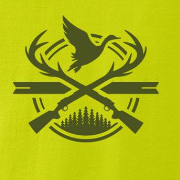 Lovec a kačice - zelený