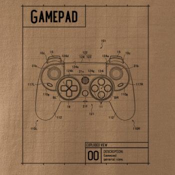 Nákres Gamepad moderný Nákres Gamepad moderný