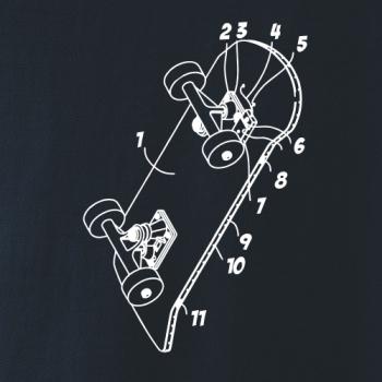 Skateboard nákres dosky Skateboard nákres dosky