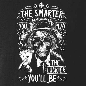 Lucky poker player Lucky poker player