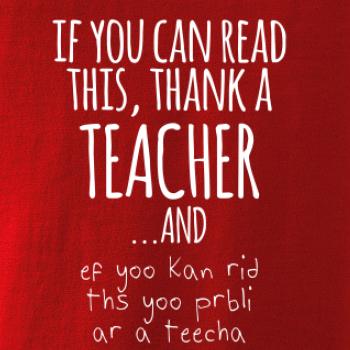 If you can read this - teacher