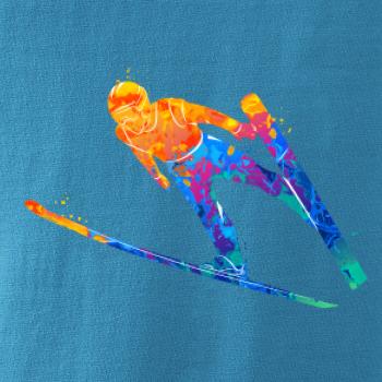 Skokan na lyžiach splash