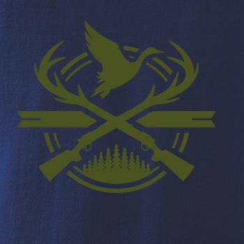 Lovec a kačice - zelený