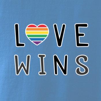 Love wins nápis