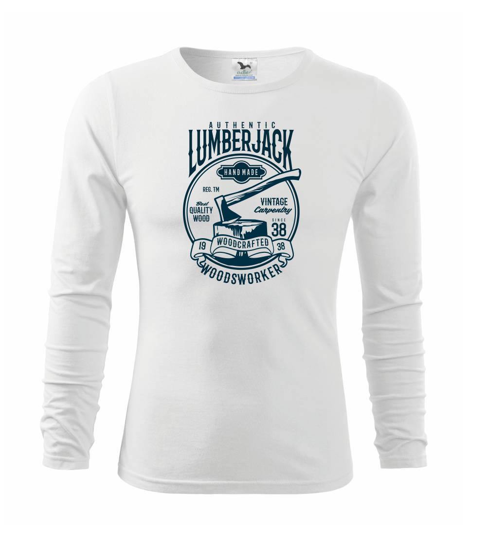 Tričká pre poľovníkov a drevorubačov - Authentic Lumberjack - Tričko detské Long Sleeve