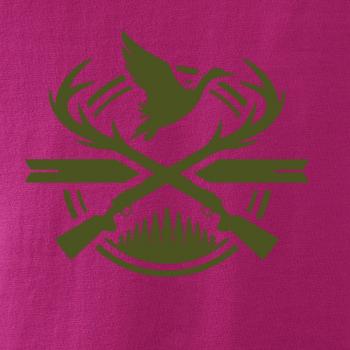 Lovec a kačice - zelený