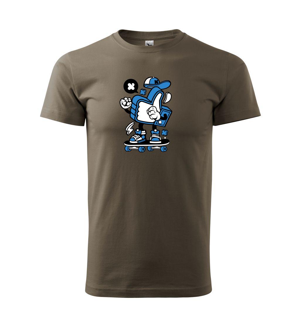 Tričká pre ajťákov - Lajkár - Tričko extra veľké  (5-8XL)