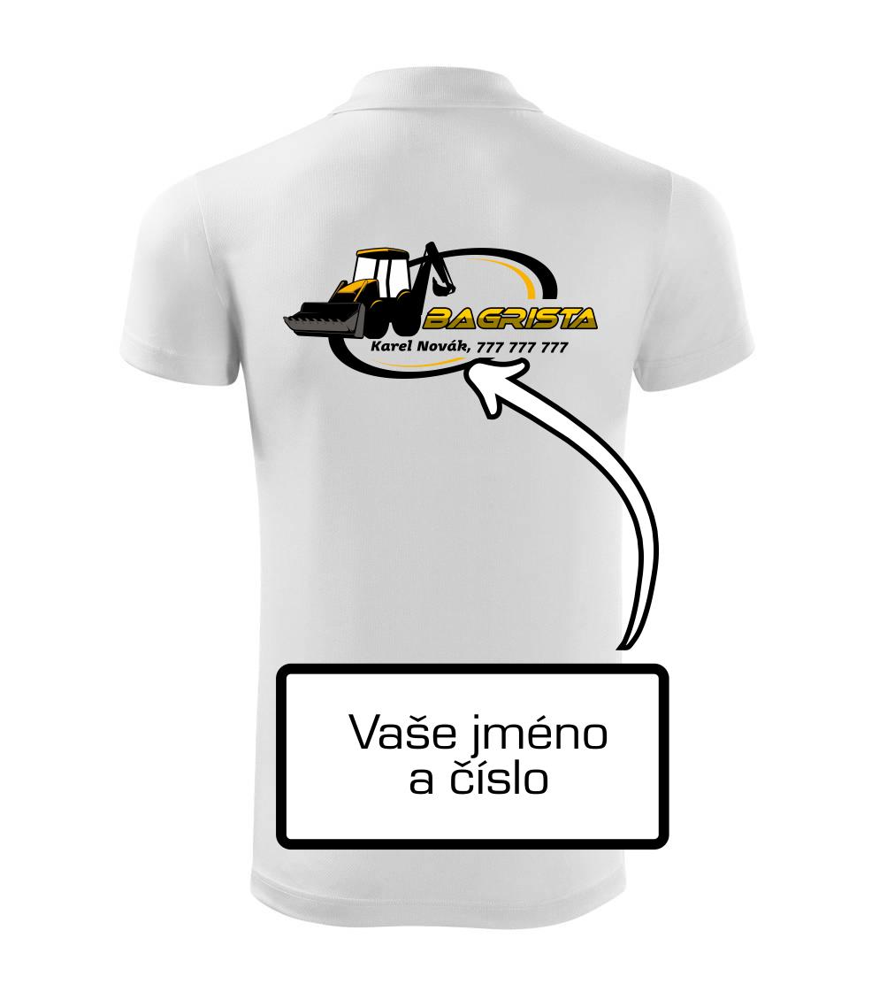 Bagrista v kruhu - vlastný nápis Bagrista v kruhu - vlastný nápis