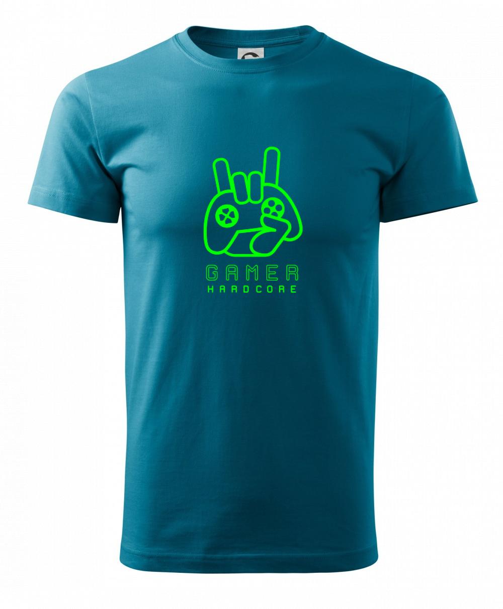 Hardcore gamer - ruka - zelená Hardcore gamer - ruka - zelená