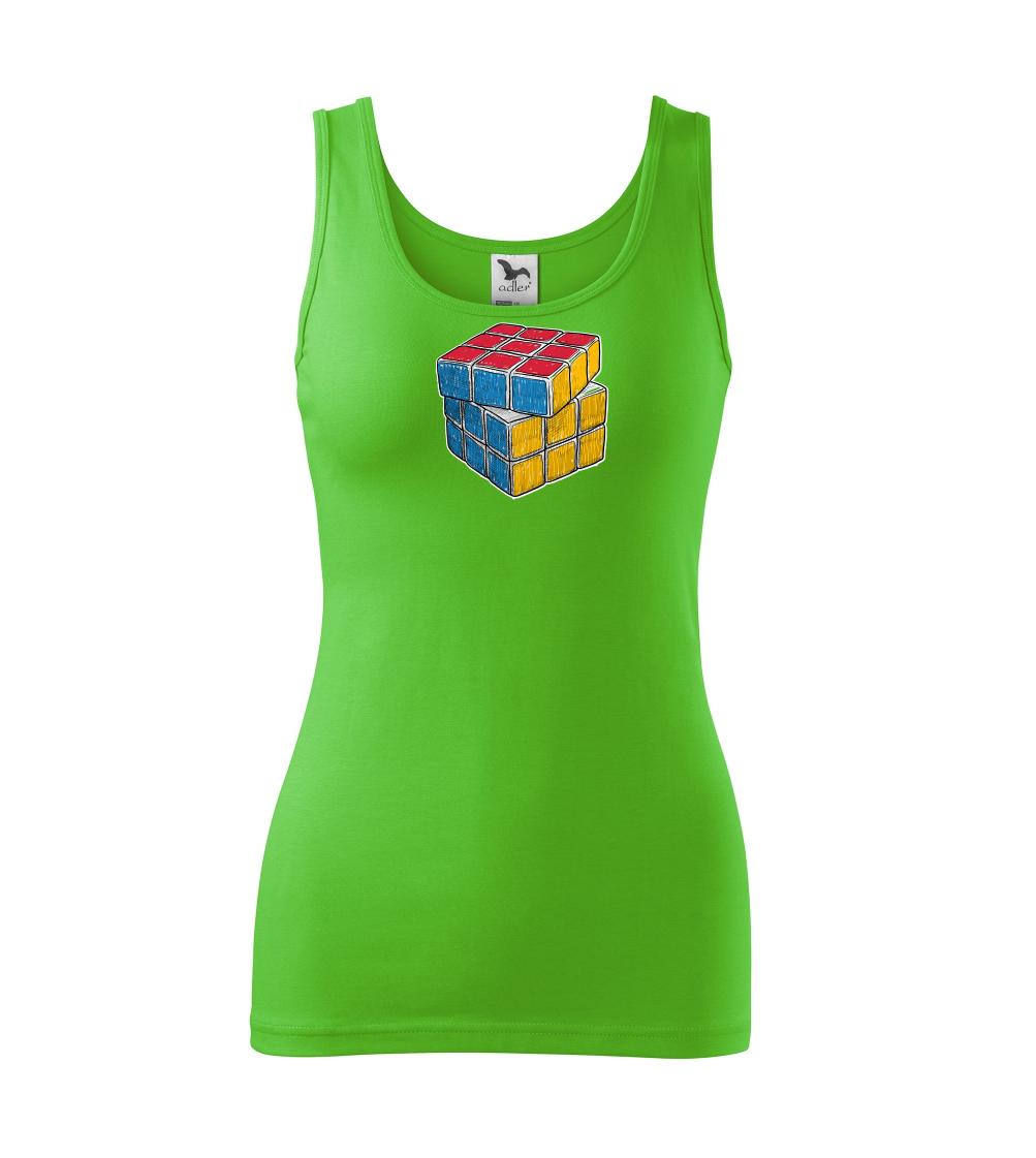 Rubikova kocka kreslená Rubikova kocka kreslená