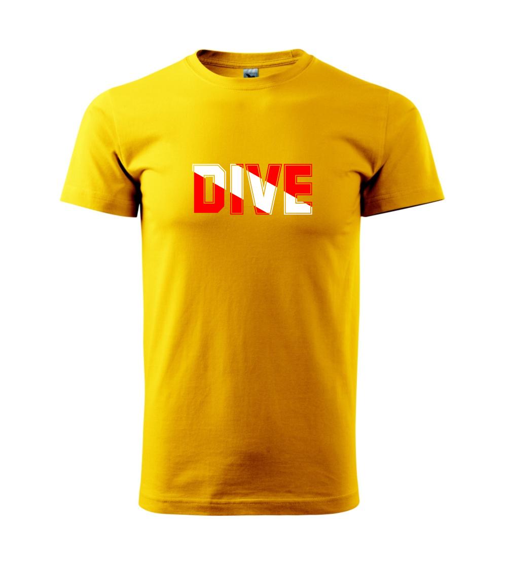 Dive nápis vlajka Dive nápis vlajka